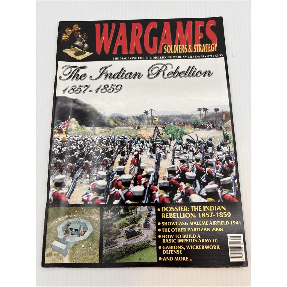 Wargames Soldiers & Strategy Magazine #39 Indian Rebellion Dec 2008 WSS-039